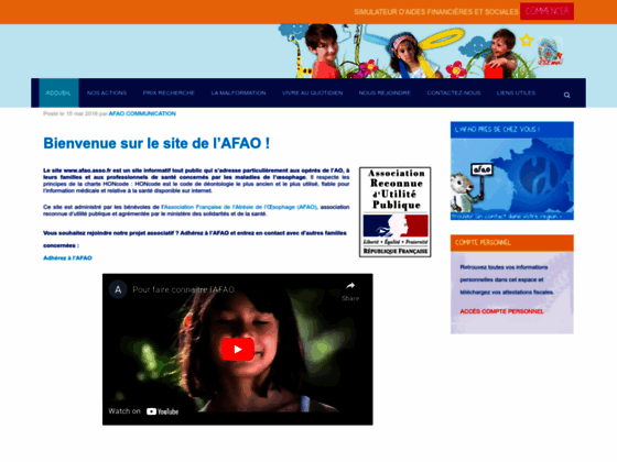 Photo image Association francaise de l'atresie de l'oesophage (AFAO)