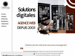 Cappuccino création site internet communication Chambéry 