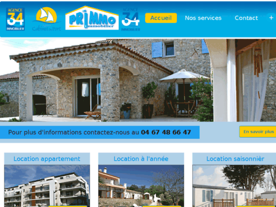 AGENCE 34 IMMOBILIER location appartement S�te