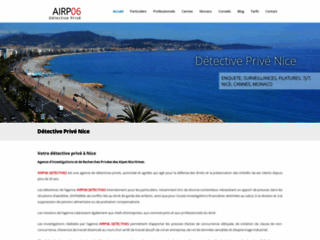 Detective privé Nice / Cannes / Monaco - AIRP06 DETECTIVES