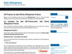 Le site d'avis sur Aliexpress France