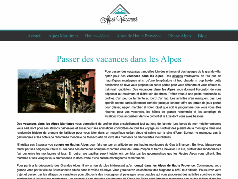 Camping Alpes Vacances : location  vacances Alpes 