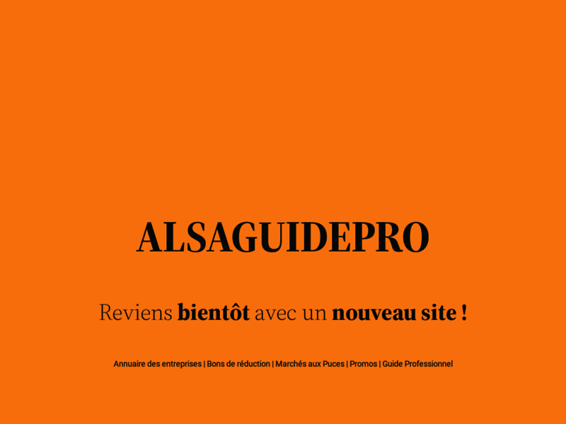 Alsaguidepro- Les vitrines des professionnels