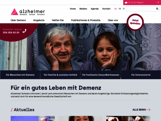 Photo image Vivre avec la maladie d'Alzheimer en Suisse