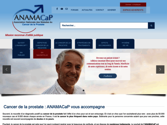 Photo image Association nationale des malades du cancer de la prostate (ANAMACAP)