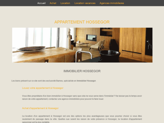 Appartements Hossegor : louer, acheter, partir en vacances