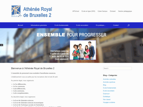 Ath�n�e Royal de Bruxelles 2 - Portail officiel