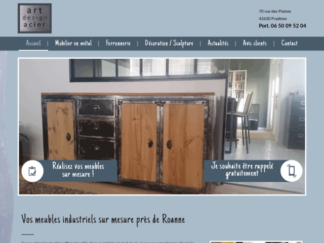 Atelier de ferronnerie d’art Longère à Roanne et Marrakech