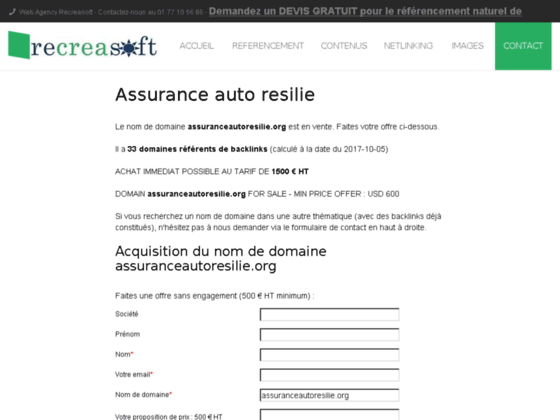 Assurance auto r�silie | Assurance auto pour r�silie