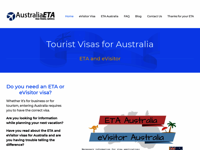 Formulaire ETA Australie