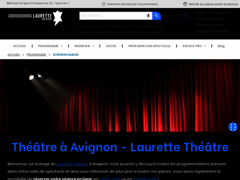 Funambule Avignon theatre