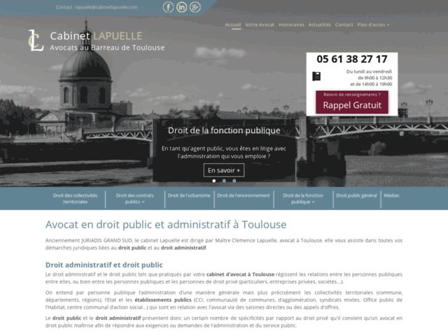 Avocat, Toulouse - Droit public