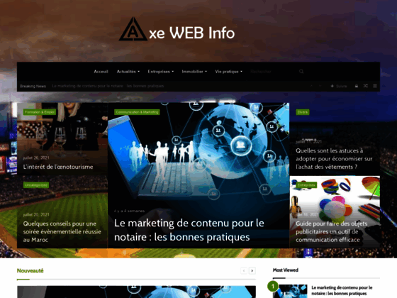 Axe-web.info : blog d’actualités et Infos