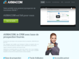 Axmacom CRM : le logiciel de prospection commerciale telephonique avec fichier des societes inclus et fournis.