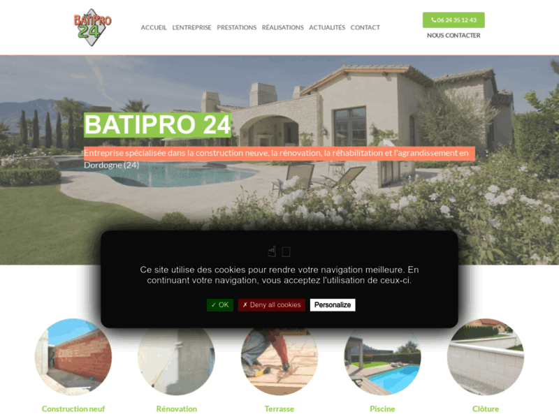 Travaux de Rénovation dans le département 24 - BATIPRO 24