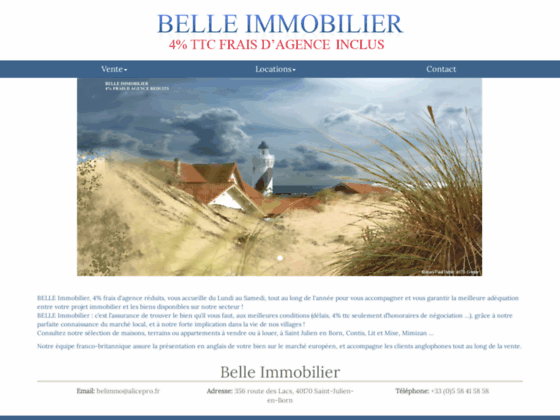 Détails : Agence immobilière Belle Immobilier