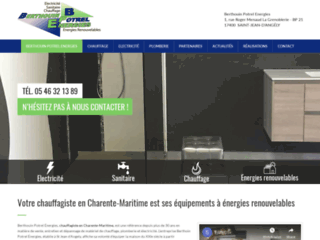 Berthouin Potrel Énergies, chauffage et énergies renouvelables à St Jean d'Angély