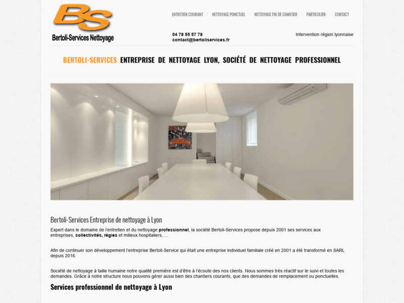 Bertoli-Services société de nettoyage sur Lyon