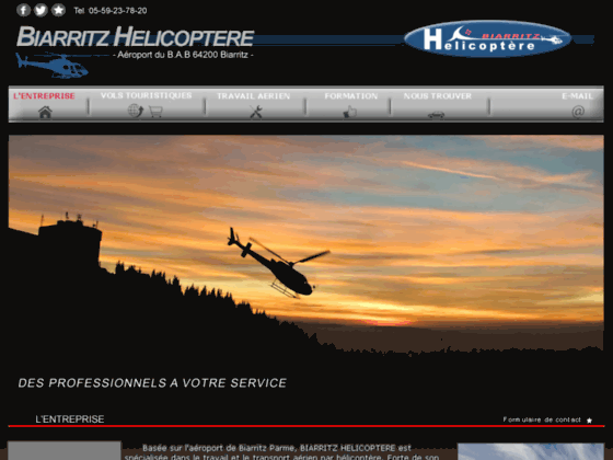 Photo image biarritz hélicoptère,transport et travail aérien par hélicoptère