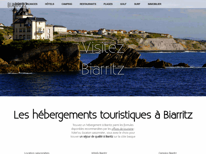 Biarritz Tourisme, visiter un paradis
