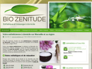 Bio Zenitude, institut de beauté à domicile en PACA