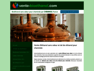 Vente-bioethanol.com, distributeur de bio éthanol pour cheminée
