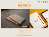 Rhodia vous présente ses collections - Bloc Rhodia