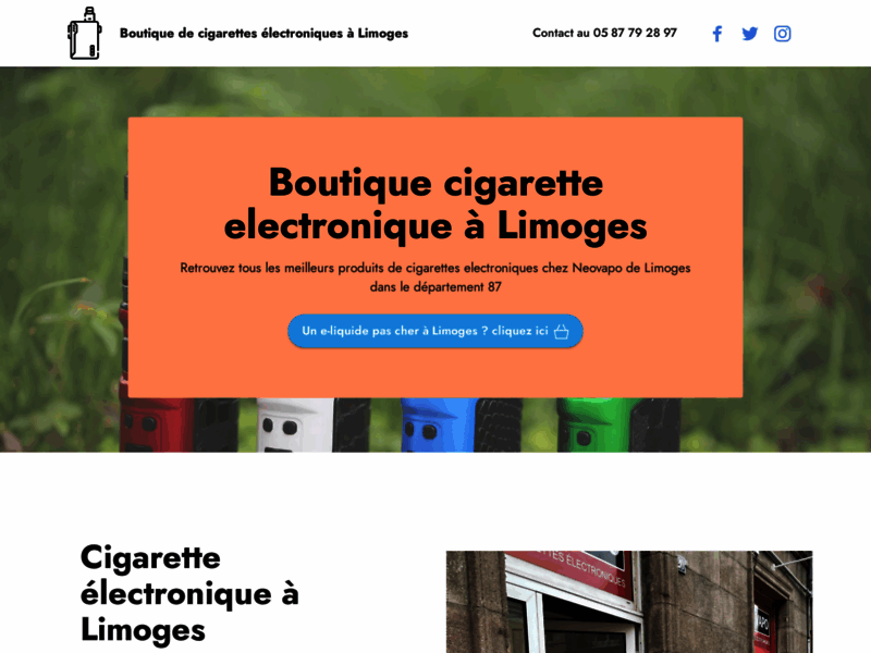 Magasin de Cigarette electronique à Limoges