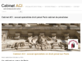 Avocat droit pénal à Paris - Cabinet d'avocat de maitre ACI