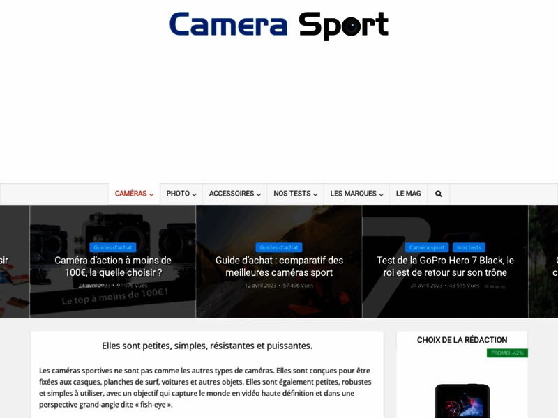 Guide d'achat pour caméra sport 