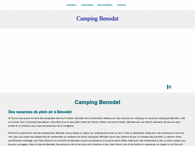 Camping Benodet 