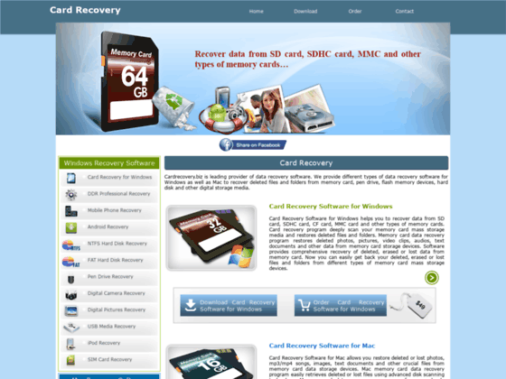 Card recovery software recover file restore data micro SD SDHC MMC card