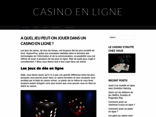 Détails : casino en ligne