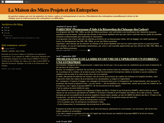 La Maison des Micro Projets et des Entreprises