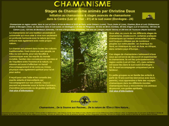 Stages de chamanisme avec Christine Daux