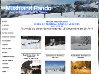 Mush And Rando : chien de traineau