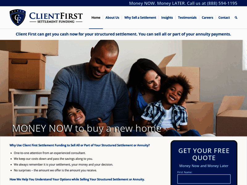 Structured Settlement & Annuity Payments-Client First Settlement Funding