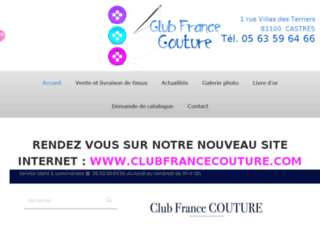 Club France Couture, vente en ligne de tissu au mètre