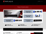 Plaque d'immatriculation en ligne moto - Cmaplaque