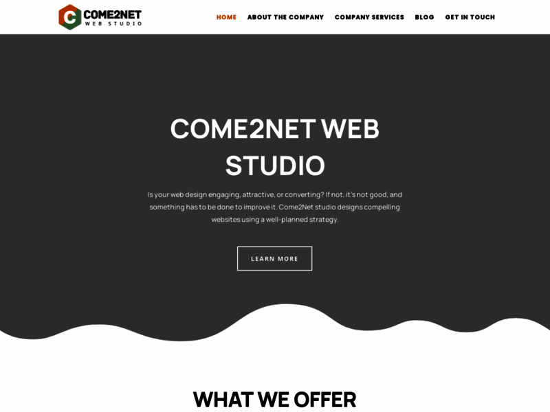 Créez votre site Internet sur mesure avec Come2Net