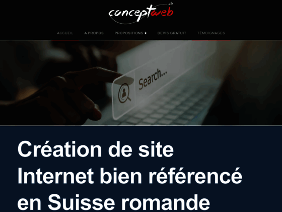 Création de sites internet et boutiques en ligne en Suisse romande