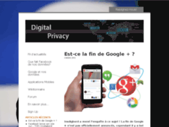 Site Détails : Digital Privacy - Luttez pour vos données