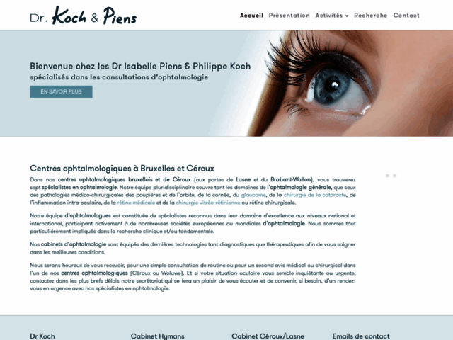 Ophtalmologiste à Bruxelles - Dr. Koch