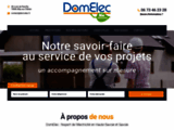 DOMELEC  Electricité,Rénovation,Dépannage,74,73,Bioélectricité,Domotique,Haute Savoie