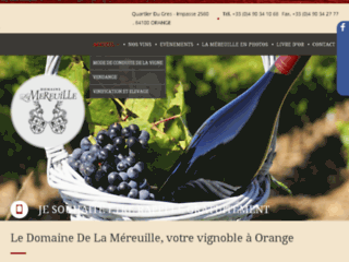Domaine de La Mereuille, producteur de vin, Orange