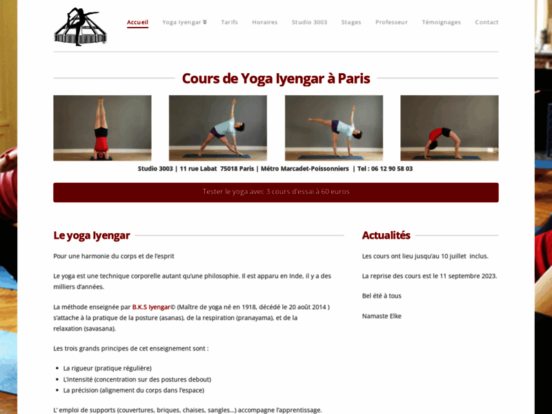 Yoga Paris 18eme