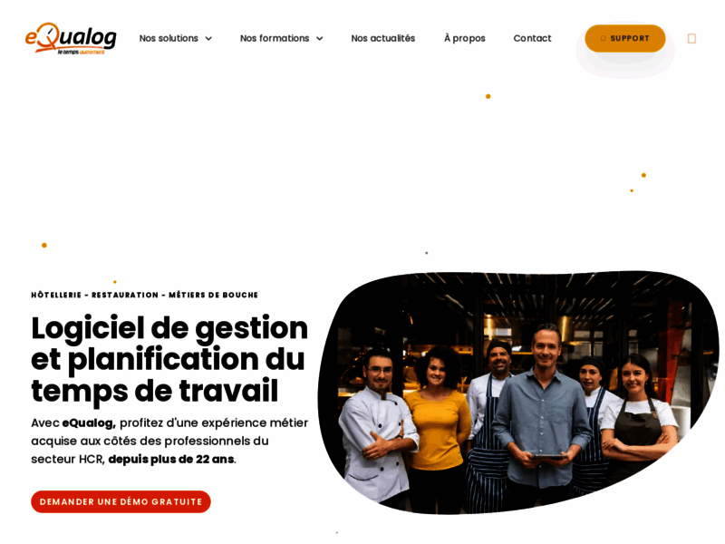 Screenshot du site : Logiciel planning hôtel - Logiciel planning hôtel