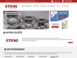 ETEMI - Robinetterie industrielle : vanne, clapet, filtre, compensateurs...