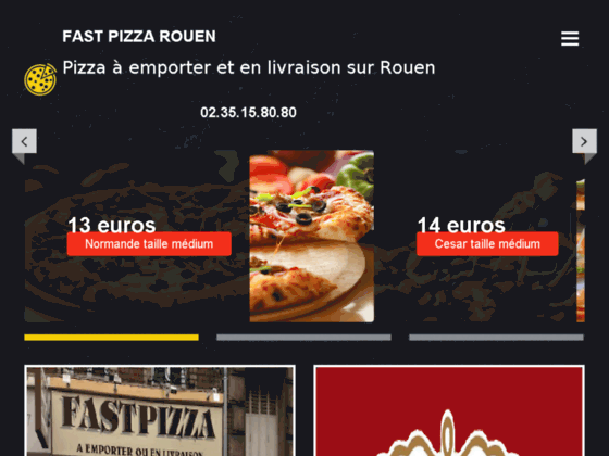 Pizza en livraison � domicile Rouen