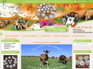 Ferme de Romecrot, producteurs de fromages, Argent-sur-Sauldre